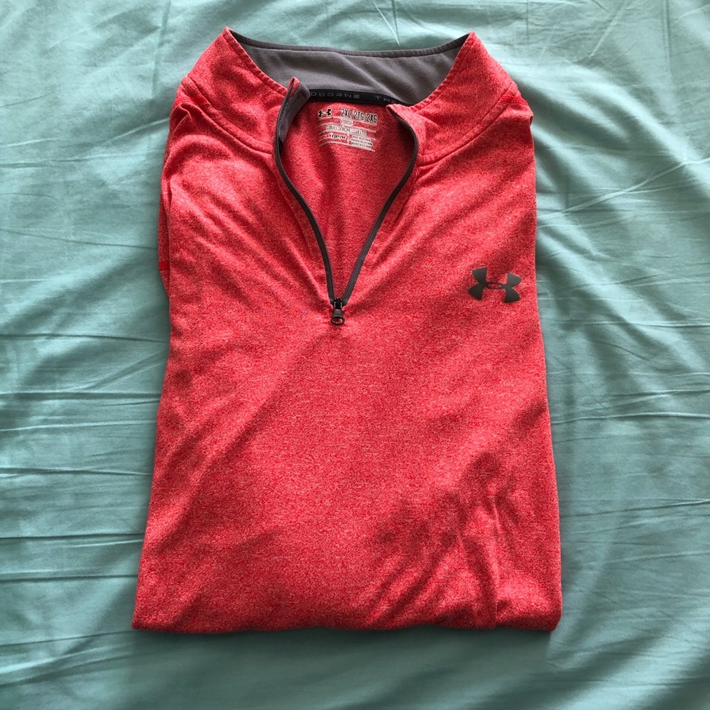 Under Armour Heat Gear Quarter Zip Long Sleeve 2XL